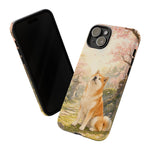 Akita under Cherry Blossoms Dog Breed Phone Case