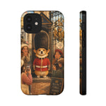 Corgi Royal Guard phone case | Cute British corgi soldier illustration