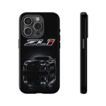 ZL1 Camaro phone case | tough phone case, black muscle car design