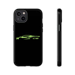 Lime Green C8 Corvette Phone Case for Chevy Fans, Tough Protective Cover