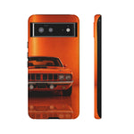 Orange Cuda Phone Case, 71 Classic Muscle Car Tough Cover
