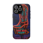 Neon Cowboy Boot phone case | High Noon Saloon design