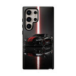 Camaro ZL1 Phone Case, Black Red Racing Stripe Studio Cover, Gift