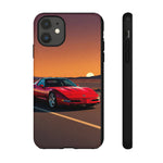 Red C4 ZR-1 King of the Hill Art Tough Phone Case