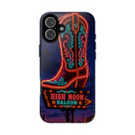 Neon Cowboy Boot phone case | High Noon Saloon design
