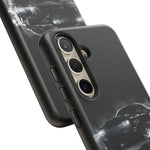 Black Sports Car Illustration 2023 Challenger SRT phone case | Car Drift Reflection