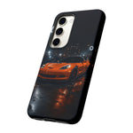 Orange C6 Neon Car Meet Tough Phone Case