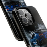 Camaro ZL1 Phone Case, Blue Track Smoke Studio Cover