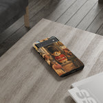 Corgi Royal Guard phone case | Cute British corgi soldier illustration
