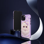 Persian Cat Kawaii Chibi Round Art Tough Phone Case