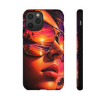 Sunset Reflection Sunglasses Retrowave 80s phone case