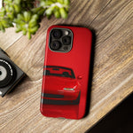 Red Miata Phone Case, NA MX5 90s JDM Roadster Tough Cover