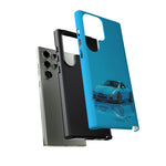 RX-7 Cyan Studio Phone Case Studio Color Match Car Art