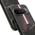 Camaro ZL1 Phone Case, Black Red Racing Stripe Studio Cover, Gift