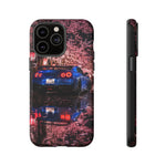 R35 GT-R Cherry Blossom Night Tough Phone Case - Wet Reflection