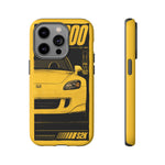S2000 Spa Yellow Retro 90s JDM Car Tough Phone Case