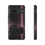 FC RX-7 Pink Neon Fog Column Tough Case