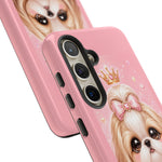 Shih Tzu Princess Kawaii Chibi Puppy Pet Dog Art Tough Phone Case