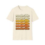 Nashville Tennessee Retro Vintage Shirt | Nashville Music City Souvenir Graphic T-Shirt