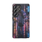 Lofi Anime Rain Street Art Tough Phone Case