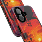 Basketball Court Sunset Phone Case | Tough Phone Case