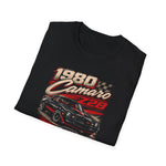 1980 Camaro Z28 Illustration T-Shirt | Vintage Muscle Car Tee