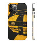 Z28 Yellow Camaro Retro Poster Tough Phone Case