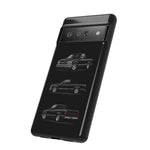 Black Silverado Classic Pickup Tough Phone Case for Chevy Truck Fans