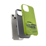 Green Cuda Muscle Car phone case for Gear Heads