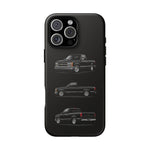 Black Silverado Classic Pickup Tough Phone Case for Chevy Truck Fans