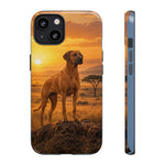 Rhodesian Ridgeback African Savanna Art Tough Phone Case