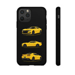 Yellow Camaro SS Muscle Car Phone Case Tough Multi View Print