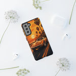 Orange Corvette C3 Stingray Sunset Palms Phone Case