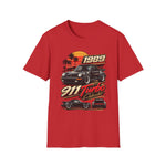 1989 Porsche 911 Turbo Cabriolet Graphic T-Shirt — Retro Racing Car Tee