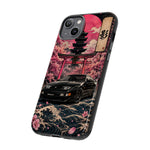 Black 300ZX Phone Case, Cherry Blossom Torii Art Tough Cover