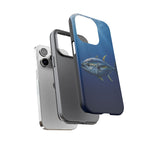 Yellowfin Tuna Phone Case, Deep Blue Water Tough Cover, Gift