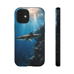 Cobia Reef Phone Case, Shaft of Light Ocean Fishing Tough Cover