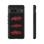 Red MR2 JDM Sports Car Phone Case Tough Multi View