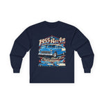 1955 Bel Air Classic Car Long Sleeve Tee | Retro Hotrod Design
