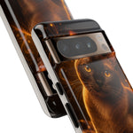 Burmese Golden Sable Portrait Art Tough Phone Case