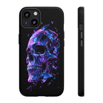 Holographic Skull Phone Case, Shattered Glass Iridescent Cover