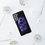 Holographic Skull Phone Case, Shattered Glass Iridescent Cover