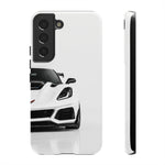 Arctic White C7 ZR1 Tough Phone Case for Vette Owners