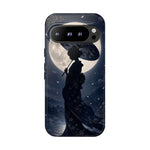 Geisha Parasol Moonlight Art Tough Phone Case