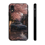 Cherry Blossom Street Scene R34 Skyline GTR Tough Case | Car Photo Cover