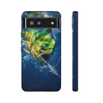 Mahi Mahi Phone Case, Saltwater Fishing Strike Tough Cover for Men