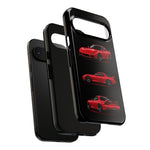 FD RX7 Phone Case Red, Three-View Vector Cover, JDM Gift