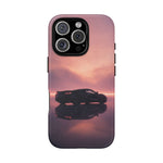 C8 Corvette Silhouette Pastel Horizon Case