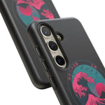 Great Dream Wave Circular Badge Vaporwave Phone Case – Japanese Aesthetic