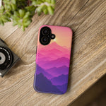 Pastel Mountain Haze Vaporwave Art Tough Phone Case